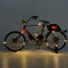 Red Mini Modern Bicycle Model Artwork Home Shop Decoration Ornament