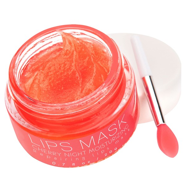 Vivostar Lip Sleeping Mask, Cherry Night Moisturizing Repairing Lips Mask, Moisturizing Collagen Lip Balm Mask Night Sleep Lip Mask, Effectively Moisturizes And Repairs Dry Lips, Lip Treatment