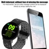 W8S Ultra Thin Round Screen TPU Strap Heart Rate Blood