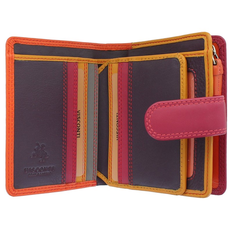 Visconti RB40 Ladies Soft Leather Multi Purses Purse & Purse,