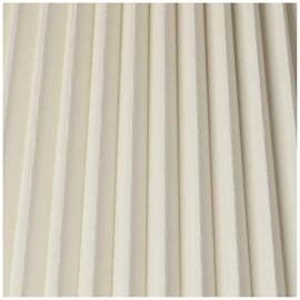 Ivory Pleated Large Lamp Shade 11" Top x 19" Bottom x 14.25" High x 14.5" Slant (Spider) Replacement with Harp and Finial - Springcrest