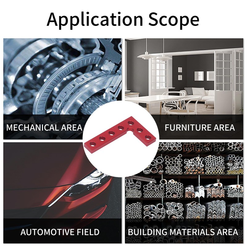90 Degree Aluminium Alloy Centre Search Tool, Small Mini Carpenter's