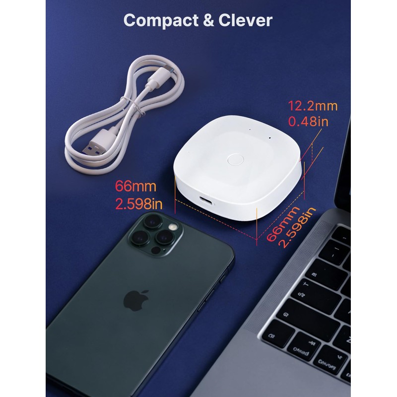 MOES Upgraded Multi-Mode Smart Gateway, ZigBee 3.0 & BLE Mesh