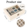 Dmnnlp 12 Grids Rock Display Case - 4cm Per Grid,