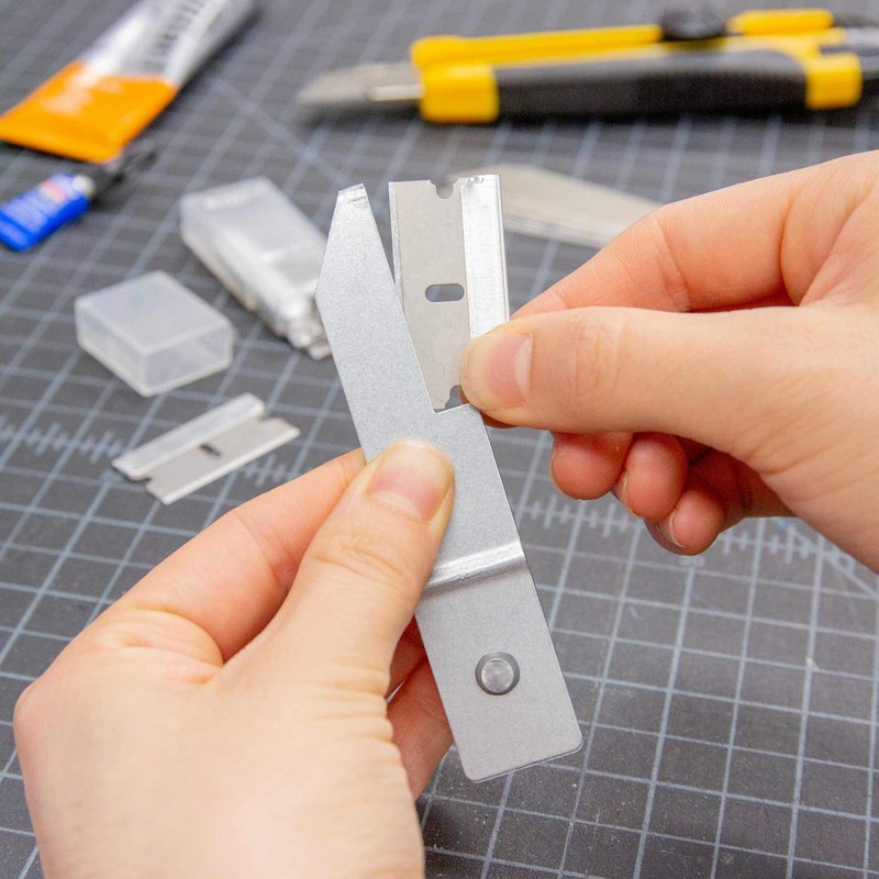 BAZIC Products Single Edge Razor Blades, Safety Straight Edge Razors,