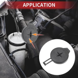 ACROPIX Engine Coolant Reservoir Tank Lid Cap Cover for Toyota Corolla 2014-2019 for Toyota Yaris 2007-2018 No.16471-23030/1306F5 - Pack of 1