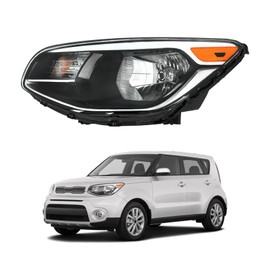 labwork Headlight Assembly Replacement for Kia Soul 2014-2019 Headlights Halogen Set Driver Side LH
