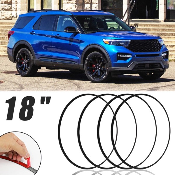 KEEPDSGN 18" Set Of 4 Rim Edge Trim Protector Wheel