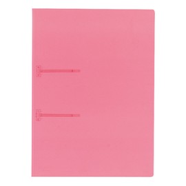 Kokuyo fastener File Clear. COLOR 2 Hole A4 90 Sheets Accommodate Pink Flat – p170p