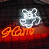 JooeTuu Hamms Beer Bear Neon Sign for Wall Decor Dimmable