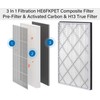 HE6FKPET Replacement Filter for Shark HE600 HE601 HE602 6 Fan