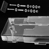 Cooker Knob Switch Cover, Five Adjustable Lengths, Transparent, Child Lock