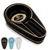 Cigar Ashtray Ceramics with Non-slip Bottom Single Slot Durable Ash