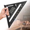7 inch Carpenters Speed Square Metric,Roofing Rafter Square, Thickened Aluminum