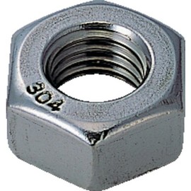 TRUSCO B25-0010 Hex Nuts, 1 Type, Stainless Steel, Size M10 x 1.5, Pack of 20