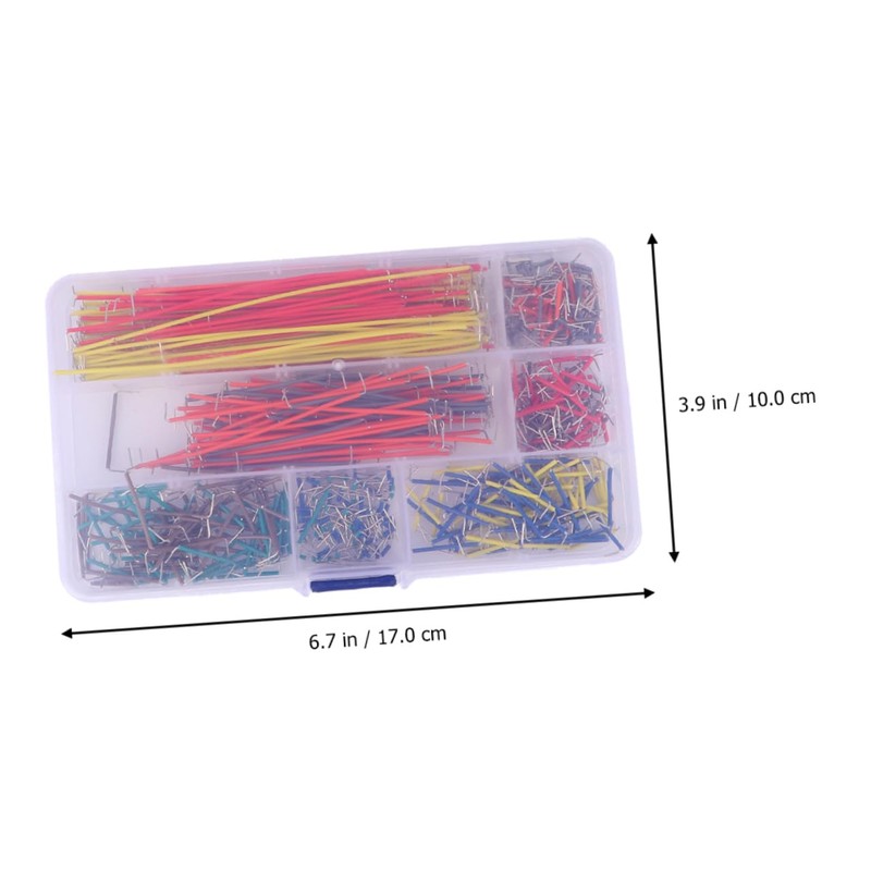 Operitacx 540pcs Jumper Wires Kit for Breadboard Preformed Jumper Wire