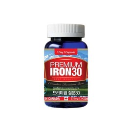 1 bottle of Tonglife Premium Iron 30 (330mgx90 capsules, 3 months’ worth) / 통라이프 프리미엄 철분30 (330mgx90캡슐 3개월분) 1병