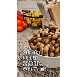 Boiled Peanuts Kit | Contains Premium In Shell Peanuts, Salt, and a Unique Seasoning Blend in a Muslin Cooking Bag | 2 Kits of Buffalo Wing Flavor