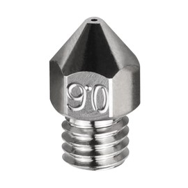 POLISI3D High Temperature Sharp Non-Stick MK8 Plated Copper Nozzle 0.6mm Compatible with Snapmaker Ender 3 Pro Ender 5 CR10 V2 S4 S5 Anet A8 3D Printer (0.6mm)