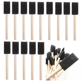 Foam Brush, Wanfoou 60 Pcs Foam Paint Brushes, Sponge Paint Brush,Foam Brush with Wood Handle,Foam Art Paintbrushes,Sponge Brushes for Painting