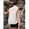 SENSERISE Womens Puffer Vest Quilted Vest Oversized Lightweight Vests Outerwear