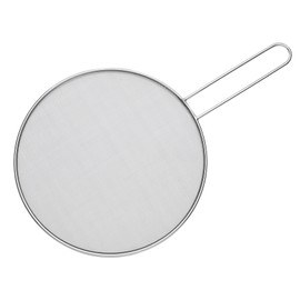 HIC Kitchen Splatter Screen, 18/8 Stainless Steel with Fine Mesh, 9-Inch, Fits Up To 8.5-Inch Pans