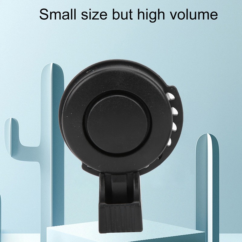 Bicycle Electric Horn Handlebar IP65 120dB USB Charging 3 Sound