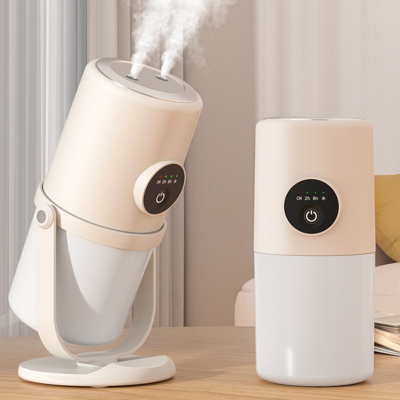 USB Desktop Humidifier Rechargeable Quiet Two Mist Mode 300ML Cool