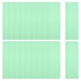 PATIKIL Guided Reading Strips, 20pcs Tracking Highlight Colored Overlay Bookmark Reduce Visual Stress Teaching Supplies with Line for Classroom, Grass Green