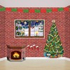 Beistle Brick Wall Backdrops, 4’ x 30’, 2 Pack –