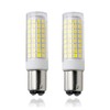 ZSSXOLED BA15D LED Bulb 120 Volt Dimmable 6W Double Contact