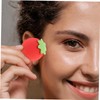 FOMIYES 4pcs Cute Fruit Beauty Egg Makeup Sponges Set for