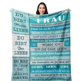 Yesbird I Love You Gifts for Men, Wedding Anniversary Gifts for Men, Gift Man, Gift Husband Birthday, Valentine's Day, Thank You Gifts Man, Best Husband Blanket 150 x 130 cm