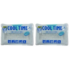 Captain Stag UZ-13186 Ice Packs, Antibacterial Cool Time, Cold Retention, Approx. 8-10 Hours, Size M, 10.6 oz (300 g), Set of 2