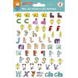 MES 60 STICKERS LES ALPHAS - NOUVELLE ÉDITION 2022