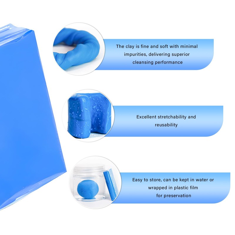 Gdnecad 4 PCS Car Clay Bar, 100g No Scratch Premium