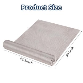 43.3" x 59" Faraday Fabric, Military Grade Faraday Cage for Cell, Anti Theft Swipe Card, Anti Theft Car Protection, Home Security