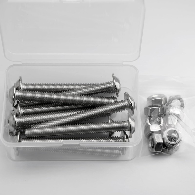 (10 pcs) M8 x 60mm Hex Socket Screws with Flange