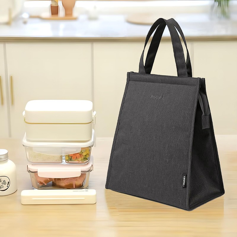 OwnestX Lunch Bag with Zipper, Cold Retention, Thermal Work -