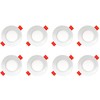 AB Elektro LED Recessed Spotlight 230 V Flat – Set