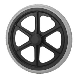 Reemplazo de Rueda de Silla de Ruedas, 14 Pulgadas, 350x30mm, Rodamiento 6001, Rueda de Andador con Orificio Interior de 12mm para Ayuda a la Movilidad