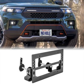 SI For Ford Expedition Explorer Edge (No Drill) Front Grille License Plate Bracket