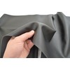 Black Lamb Vinyl Fabric, 1.2mm Thick Waterproof Faux Leather Upholstery