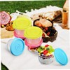 NOLITOY 6pcs Small Crisper Box Reusable Meal Charcuterie Food Containers
