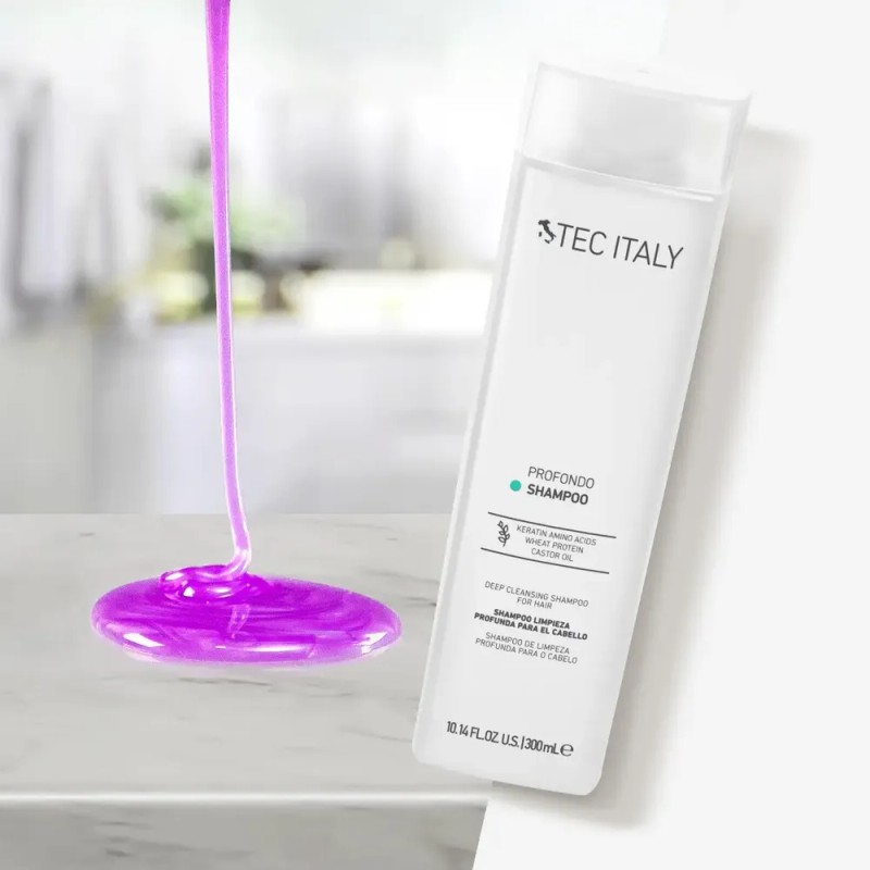 Shampoo para Cabello de Limpieza Profunda Tec Italy Profondo 300