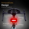 LICHTMEISTER® Rear Light Bicycle with Reflector and Brake Light Function