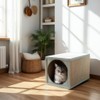360° Cardboard Cat Scratcher Tunnel & House – Durable Cat