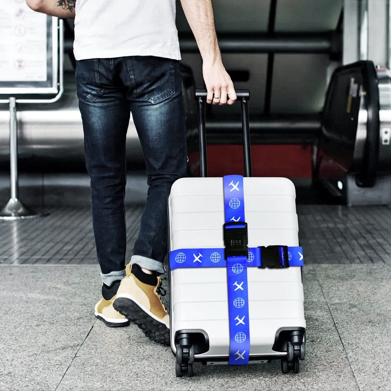Eurtes Luggage Strap Password Luggage Strap Luggage Strap Adjustable Suitcase