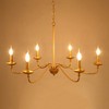 SEOL-Light 36" Dia Classic Candelabra Style Large Farmhouse Chandeliers Dining
