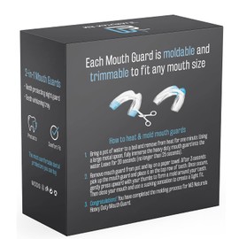Mouth Guard for Grinding & Clenching Teeth BPA Free 4 Guards for Adults & Kids Dental Guards Bite Guards Night Guards for Teeth Grinding Teeth Grinding Mouth Guard for Sleep by M3 Naturals